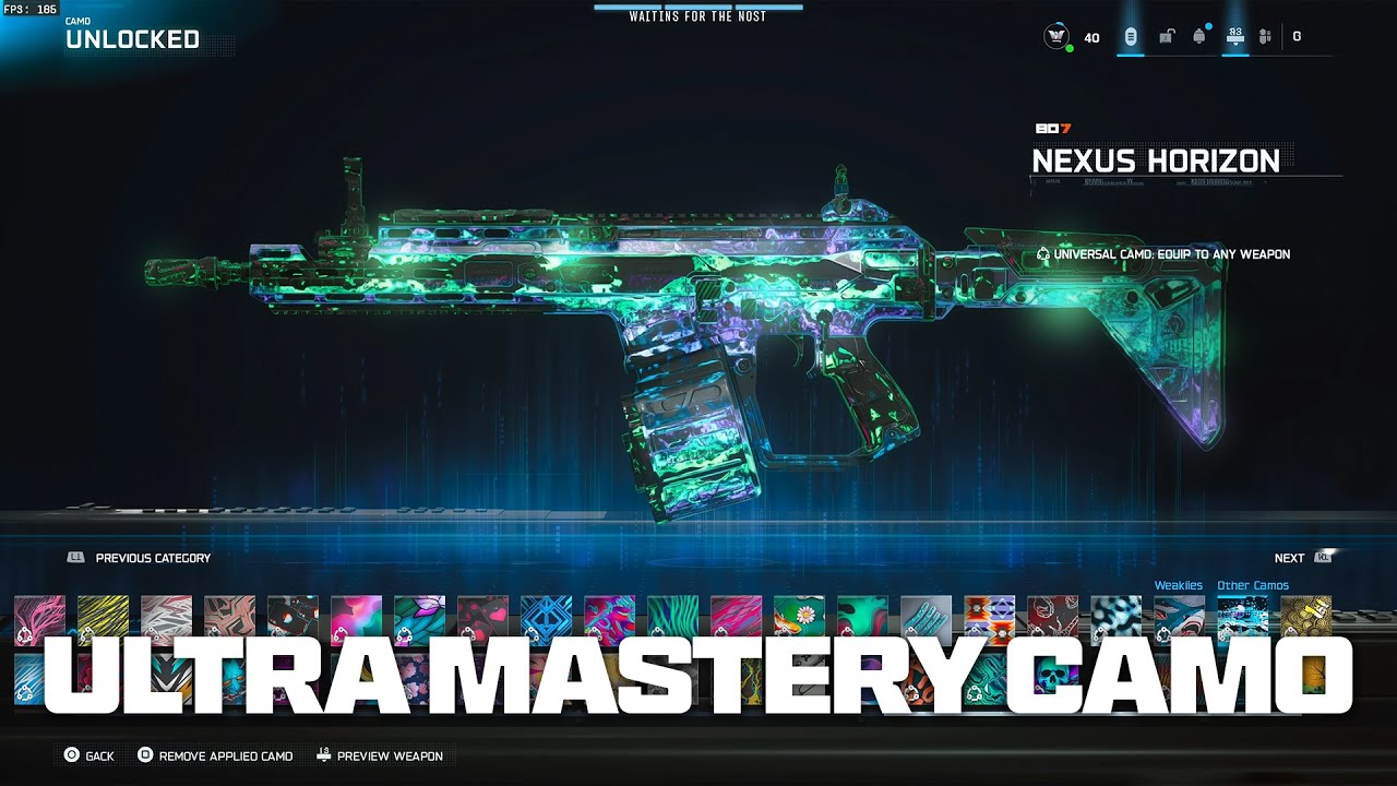 Nexus Ultimate Camo Unlock